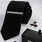 Зажим для галстука, длина 6 см, под классический галстук в подарочной коробке JZ21012-8 купить оптом